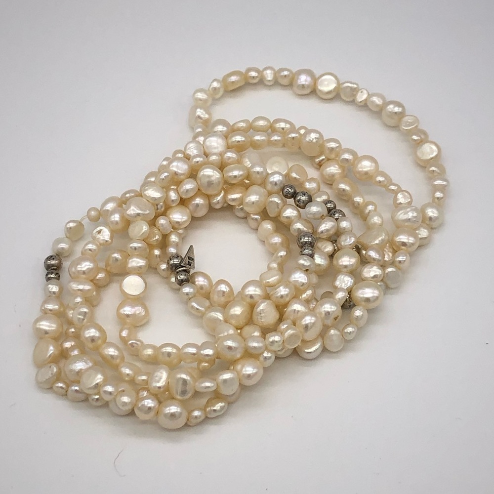 Silpada Fresh Water Pearl Stretch Bracelets (7)